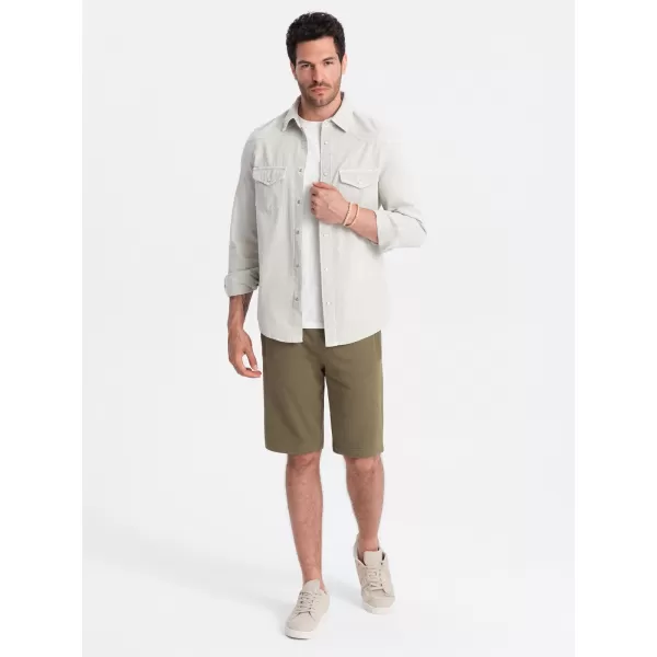  Pantaloni scurţi OMBRE OM-SRBS-0149 MĂSLIN 