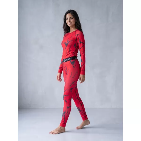  Tricou funcțional pentru femei cu mâneci lungi premium ALTISPORT VOJ/ALW052TER01 ROŞU 