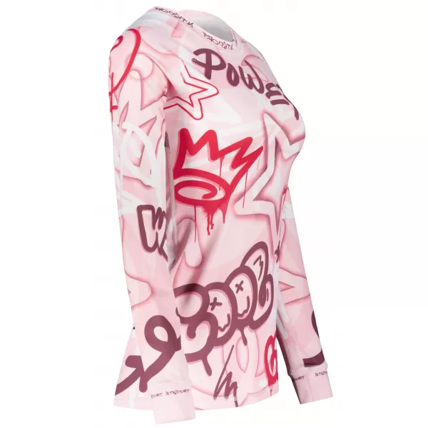 Tricou funcțional pentru femei cu mâneci lungi premium ALTISPORT VOJ/ALW054TER01 ROZ 