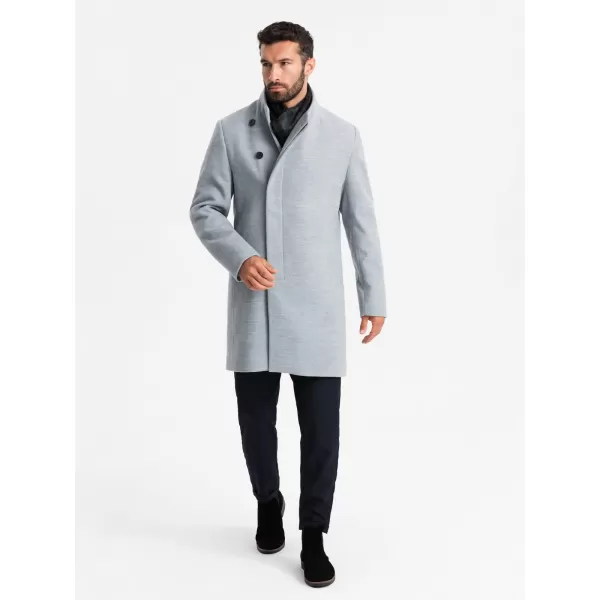  Haina masculină OMBRE OM-COWC-0120 MELANGE GRI 