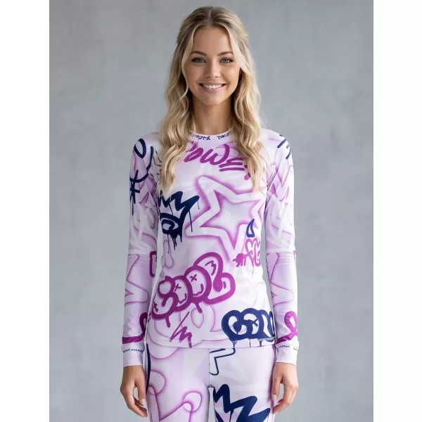  Tricou funcțional pentru femei cu mâneci lungi premium ALTISPORT VOJ/ALW054TER01 VIOLET 