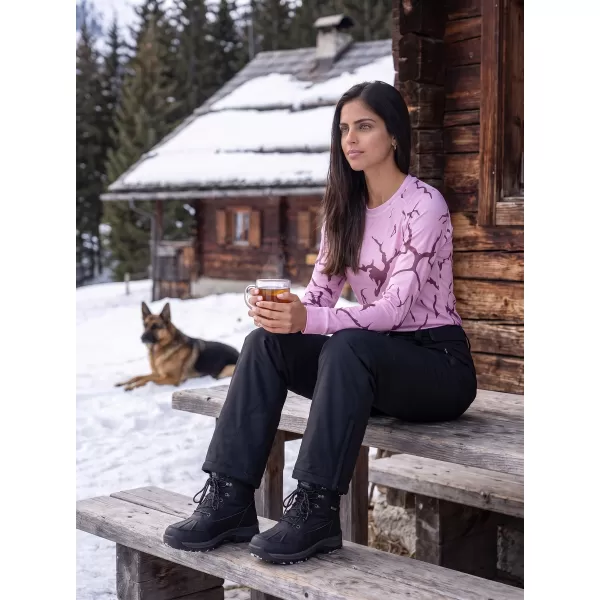  Tricou funcțional pentru femei cu mâneci lungi premium ALTISPORT VOJ/ALW052TER01 ROZ 
