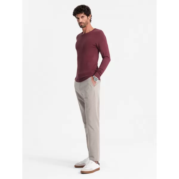  Pulover pentru bărbați OMBRE OM-SWBS-0106 BURGUNDIA 