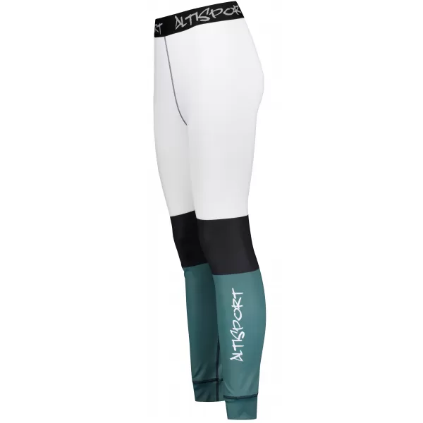  Premium funcțional de pantaloni termi funcționali pentru femei ALTISPORT VOJ/ALW051TER02 ALB -GREEN 