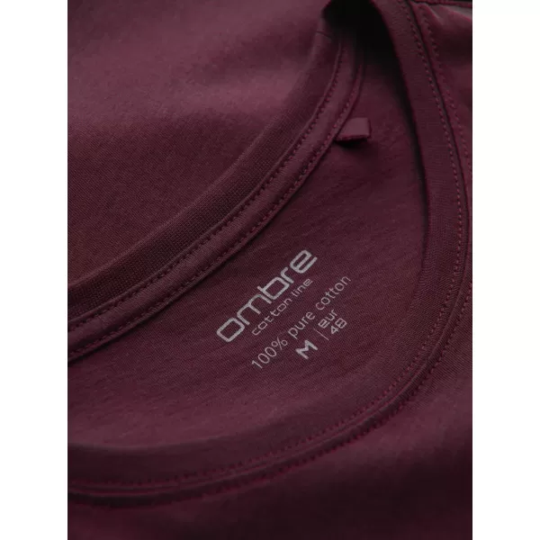  Cămaşă OMBRE OM-TSBS-0146 MARO 