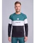 Tricou funcțional pentru bărbați cu mânecă lungă premium ALTISPORT VOJ/ALM051TER01 KEROSEN/NEGRU