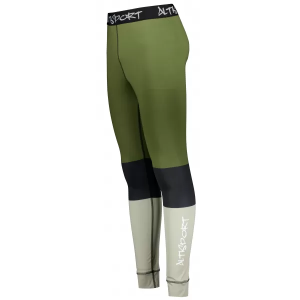  Premium funcțional pentru pantaloni termo funcționali pentru bărbați ALTISPORT VOJ/ALM051TER02 KAKI 