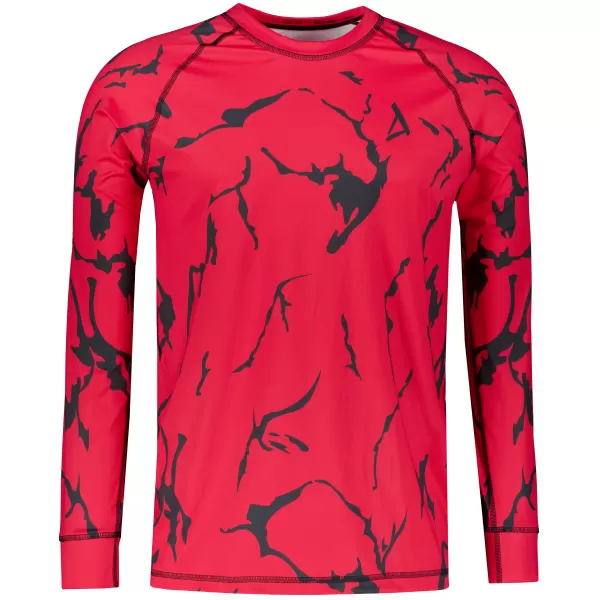  Tricou funcțional pentru bărbați cu mânecă lungă premium ALTISPORT VOJ/ALM052TER01 ROŞU 