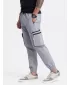 Pantaloni OMBRE OM-PAJO-0135 GRI DESCHIS