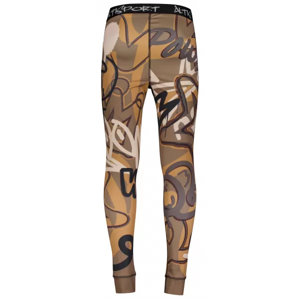  Premium funcțional pentru pantaloni termo funcționali pentru bărbați ALTISPORT VOJ/ALM054TER02 MARO 