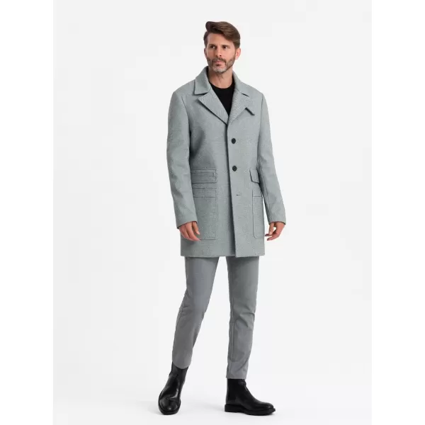  Haina masculină OMBRE OM-COWC-0108 GRI 