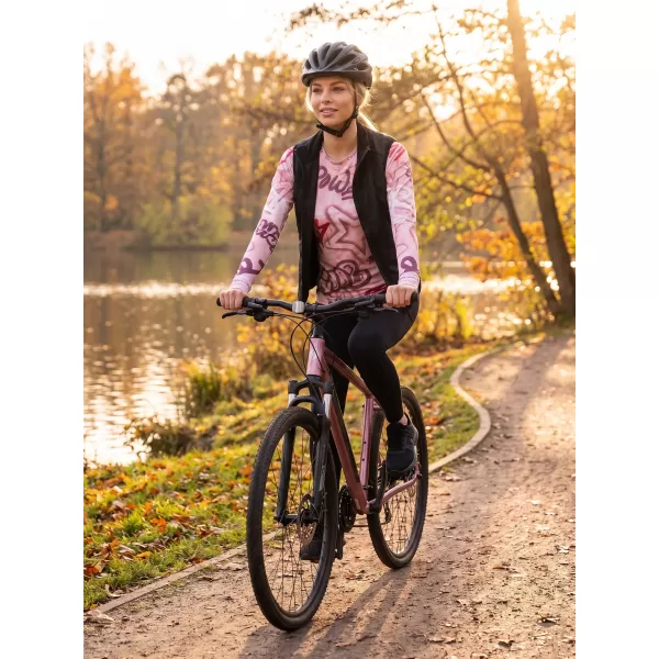  Tricou funcțional pentru femei cu mâneci lungi premium ALTISPORT VOJ/ALW054TER01 ROZ 