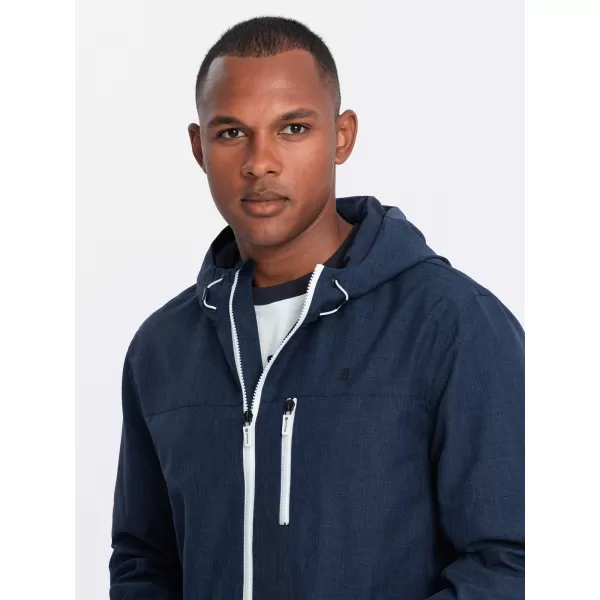  Sacou OMBRE OM-JANP-0136 ALBASTRU MARIN 