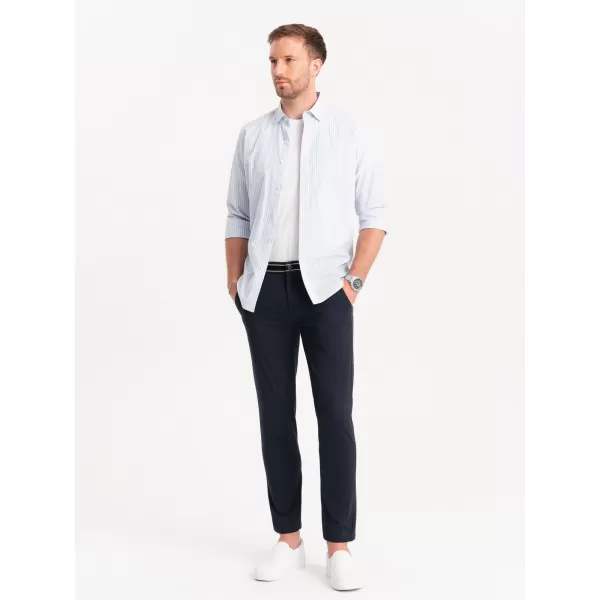  Pantaloni OMBRE OM-PACP-0118 ALBASTRU MARIN 