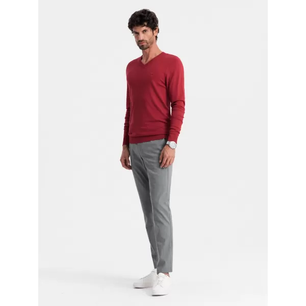  Pulover pentru bărbați OMBRE OM-SWBS-0107 ROŞU 