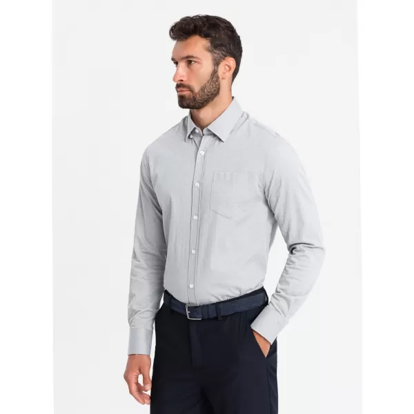  Cămaşă OMBRE OM-SHCS-0174 GRI 