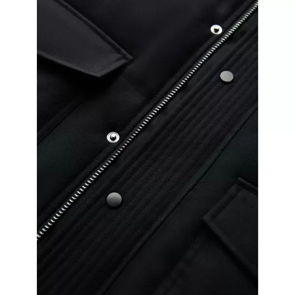  Geacă de iarnă pentru bărbați OMBRE OM-JALJ-0182 NEGRU 