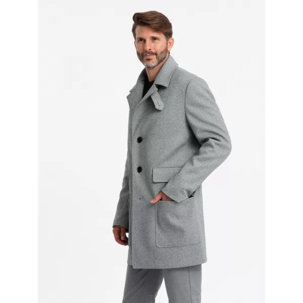  Haina masculină OMBRE OM-COWC-0108 GRI 
