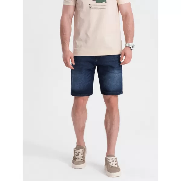  Pantaloni scurţi OMBRE OM-SRDS-0145 ALBASTRU ÎNCHIS 