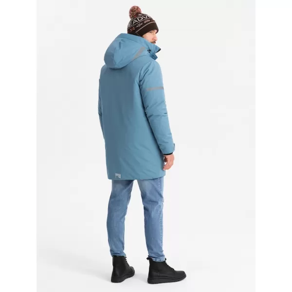  Sacou OMBRE OM-JALJ-0169 ALBASTRU 