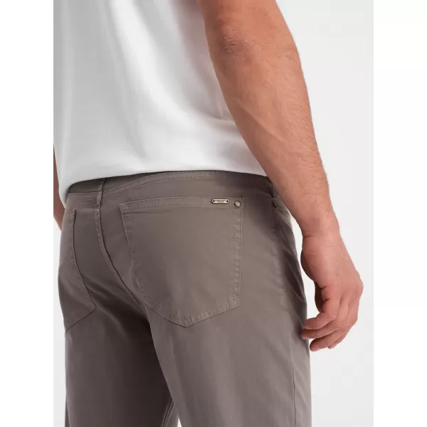  Pantaloni OMBRE OM-PACP-0151 BEJ ÎNTUNECAT 