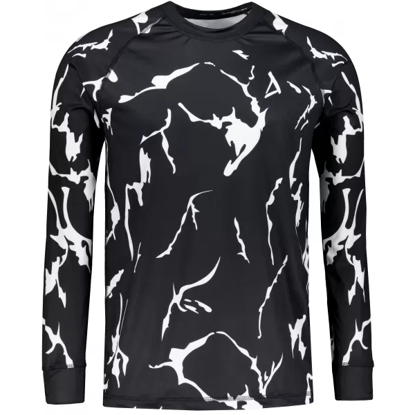  Tricou funcțional pentru bărbați cu mânecă lungă premium ALTISPORT VOJ/ALM052TER01 NEGRU 