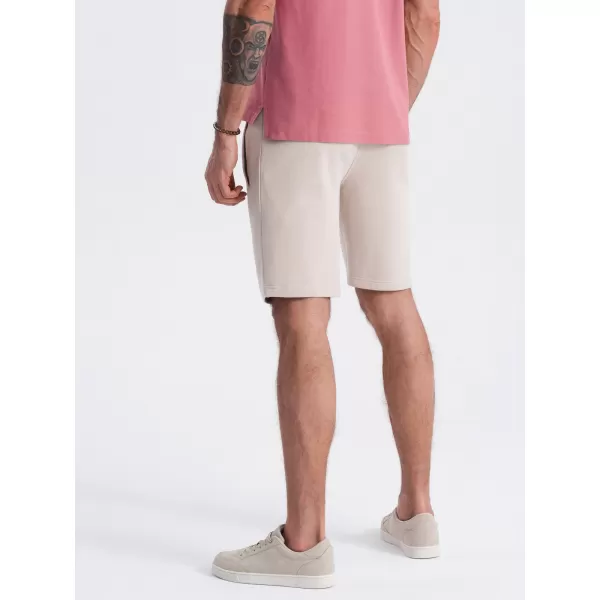  Pantaloni scurţi OMBRE OM-SRBS-0139 BEJ UȘOR 