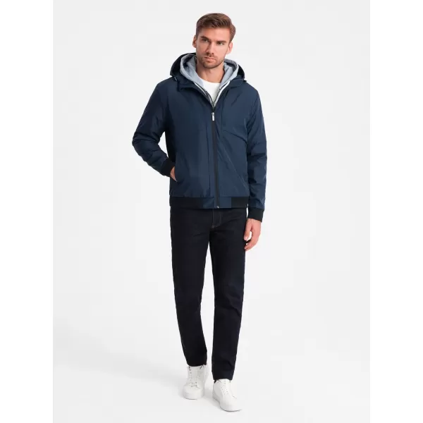  Sacou OMBRE OM-JANP-0149 ALBASTRU MARIN 
