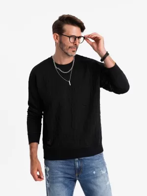 Panoul pentru bărbați OMBRE OM-SSNZ-0164 NEGRU