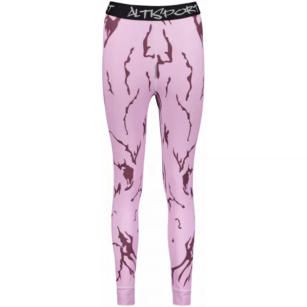  Premium funcțional de pantaloni termi funcționali pentru femei ALTISPORT VOJ/ALW052TER02 ROZ 