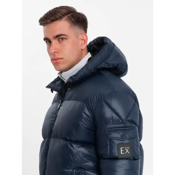  Sacou OMBRE OM-JAHP-0207 ALBASTRU MARIN 