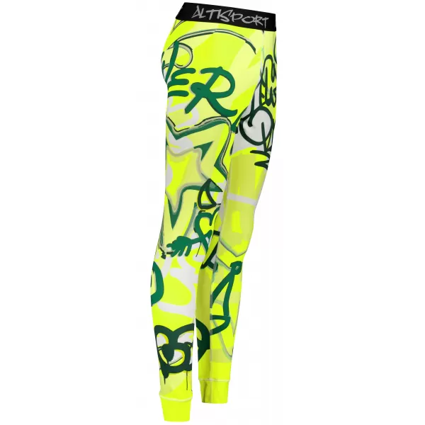  Premium funcțional pentru pantaloni termo funcționali pentru bărbați ALTISPORT VOJ/ALM054TER02 FLUO 