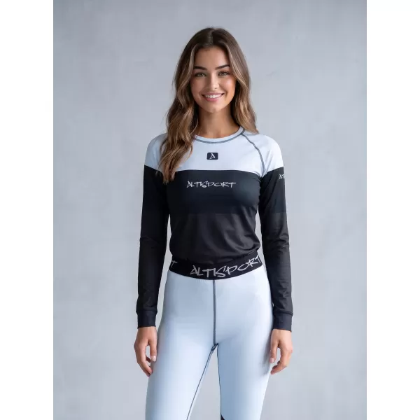  Premium funcțional de pantaloni termi funcționali pentru femei ALTISPORT VOJ/ALW051TER02 ALBASTRU CERESC 