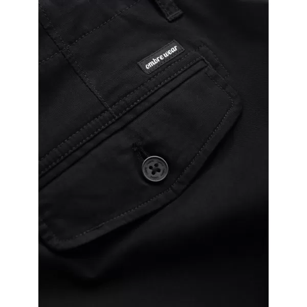  Pantaloni scurţi OMBRE OM-SRCG-0133 NEGRU 