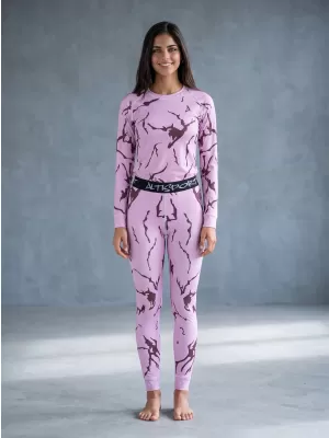 Premium funcțional de pantaloni termi funcționali pentru femei ALTISPORT VOJ/ALW052TER02 ROZ