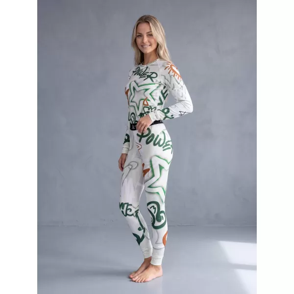  Premium funcțional de pantaloni termi funcționali pentru femei ALTISPORT VOJ/ALW054TER02 VERDE -BROWN 