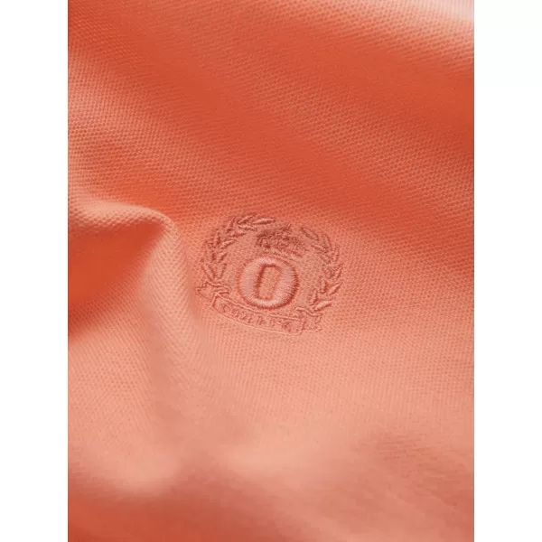  Mens t -thirt cu guler OMBRE OM-POBS-0100 PIERSICĂ 
