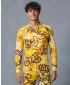 Tricou funcțional pentru bărbați cu mânecă lungă premium ALTISPORT VOJ/ALM054TER01 CHIHLIMBAR