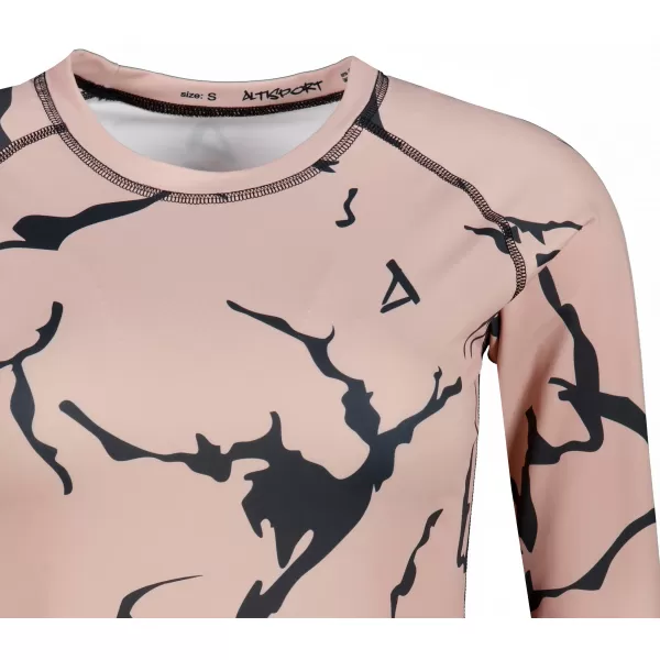  Tricou funcțional pentru femei cu mâneci lungi premium ALTISPORT VOJ/ALW052TER01 MARO 