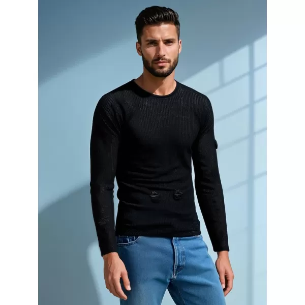  Pulover pentru bărbați DSTREET NEGRU 