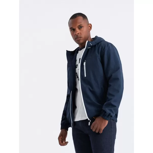  Sacou OMBRE OM-JANP-0136 ALBASTRU MARIN 