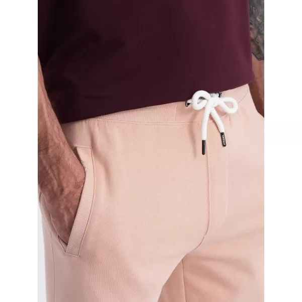 Pantaloni scurţi OMBRE OM-SRBS-0139 ROZ PULBERE 
