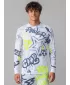 Tricou funcțional pentru bărbați cu mânecă lungă premium ALTISPORT VOJ/ALM054TER01 ALBASTRU