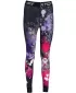 Premium funcțional de pantaloni termi funcționali pentru femei ALTISPORT VOJ/ALW055TER02 NEGRU -PINK