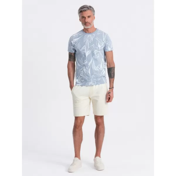  Pantaloni scurţi OMBRE OM-SRBS-0139 CREMĂ 