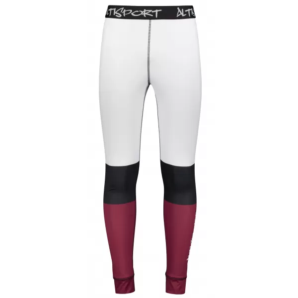  Premium funcțional pentru pantaloni termo funcționali pentru bărbați ALTISPORT VOJ/ALM051TER02 BURGUNDIA 
