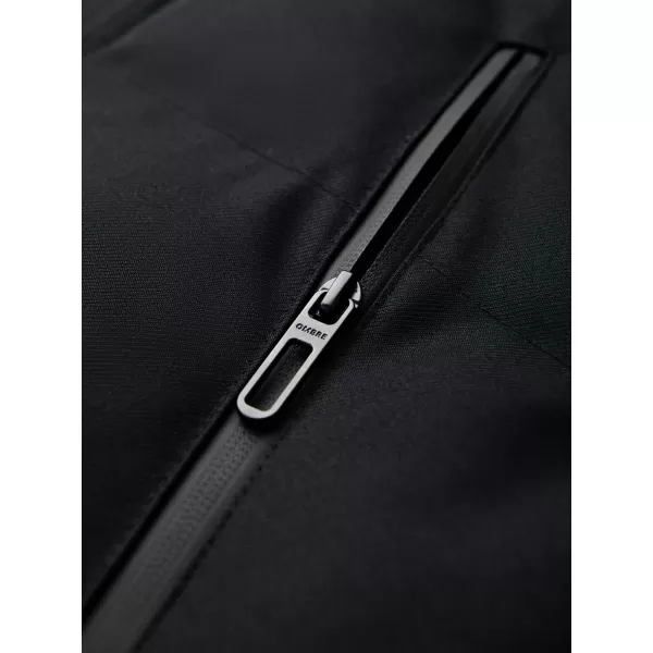  Geacă de iarnă pentru bărbați OMBRE OM-JALJ-0182 NEGRU 