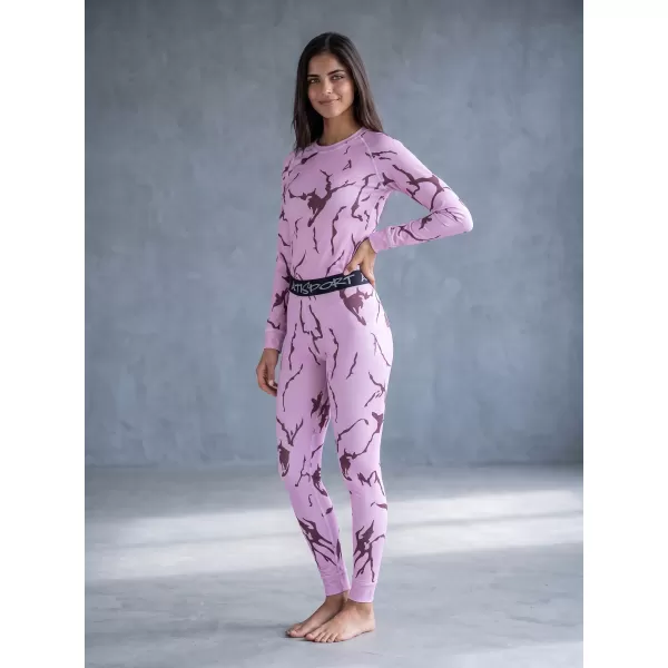  Premium funcțional de pantaloni termi funcționali pentru femei ALTISPORT VOJ/ALW052TER02 ROZ 