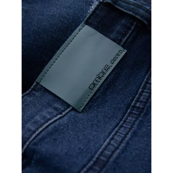  Pantaloni scurţi OMBRE OM-SRDS-0146 ALBASTRU ÎNCHIS 