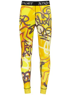 Premium funcțional pentru pantaloni termo funcționali pentru bărbați ALTISPORT VOJ/ALM054TER02 CHIHLIMBAR